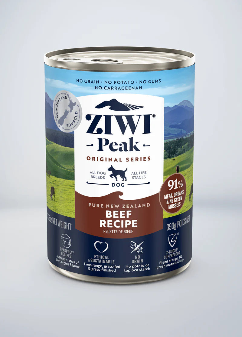 Ziwi Peak Beef Recipe Canned Dog Food