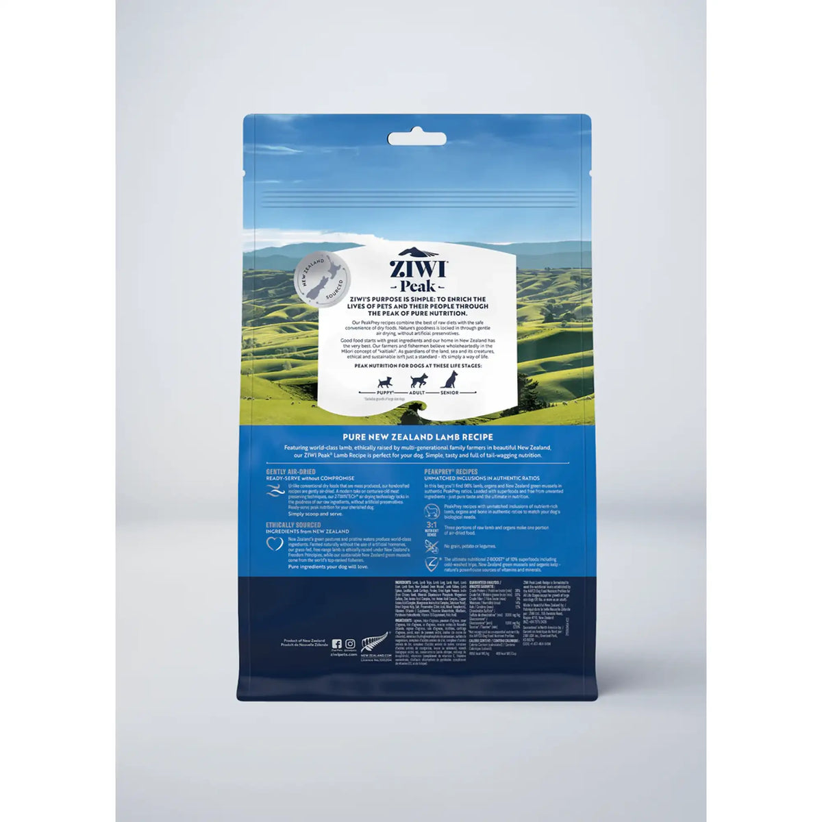 Ziwi Peak Air-Dried Lamb Recipe Dog Food