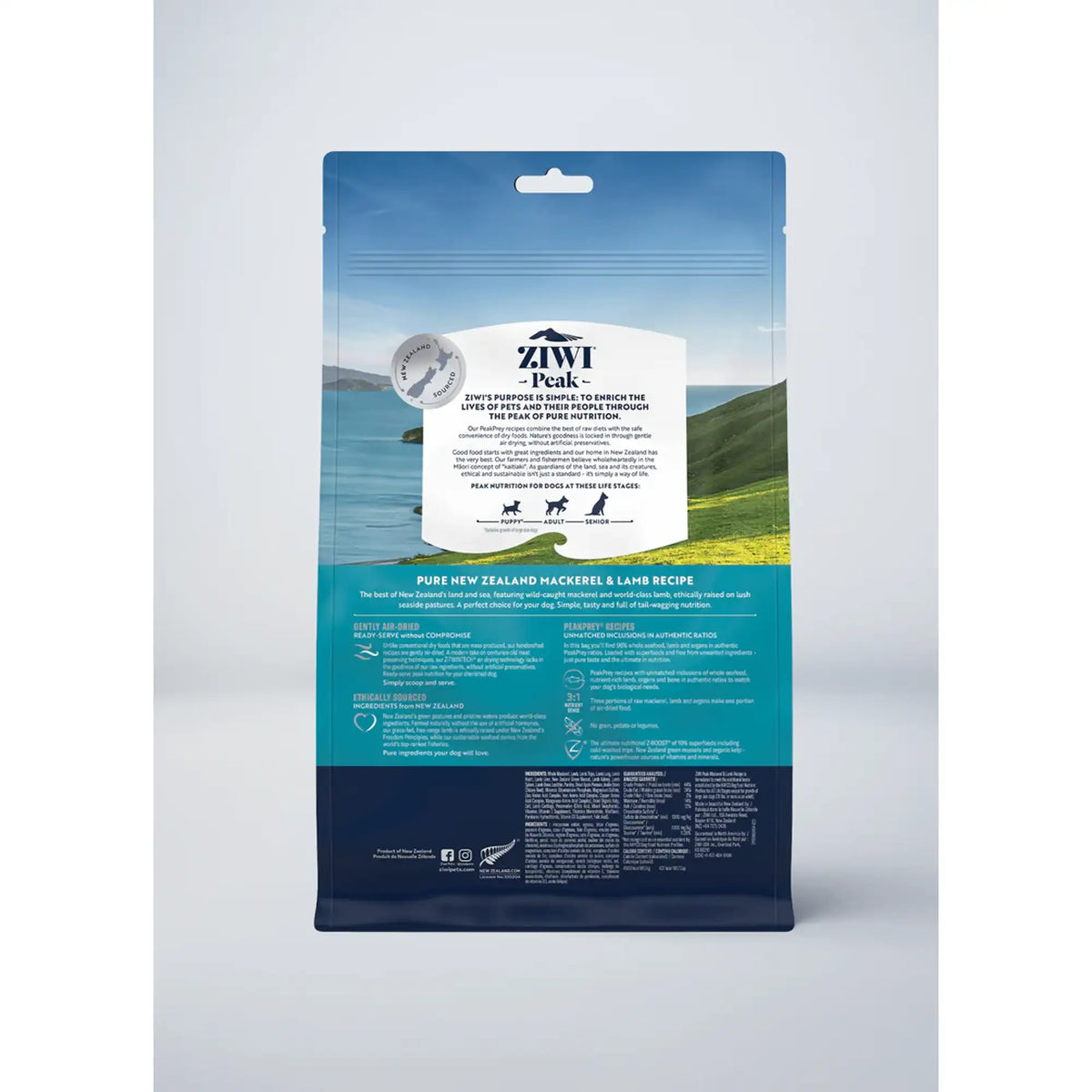 Ziwi Peak Air-Dried Mackerel &amp; Lamb Recipe Dog Food