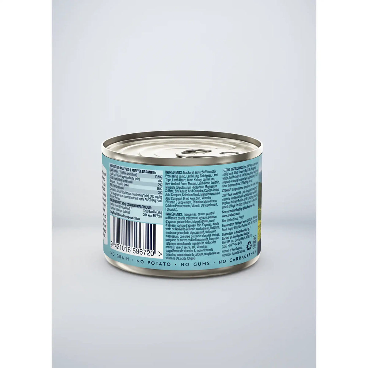 Ziwi Peak Mackerel &amp; Lamb Recipe Canned Dog Food