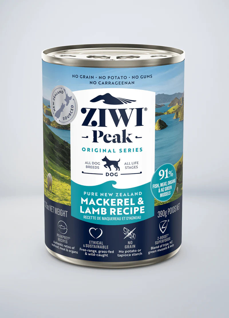 Ziwi Peak Mackerel &amp; Lamb Recipe Canned Dog Food