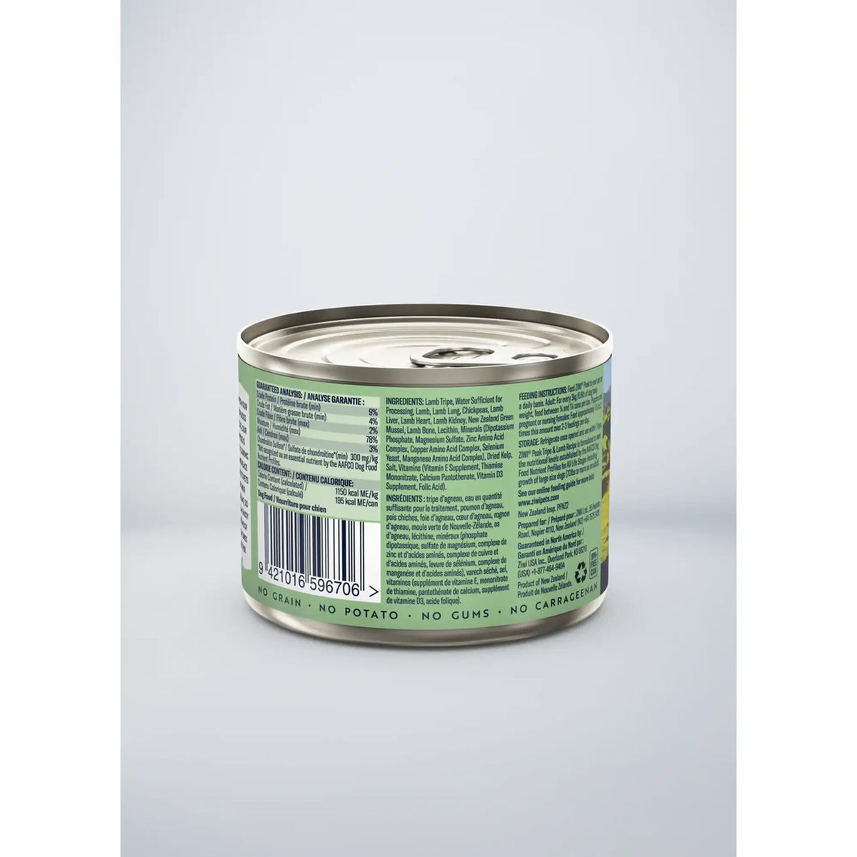 Ziwi Peak Tripe &amp; Lamb Recipe Canned Dog Food