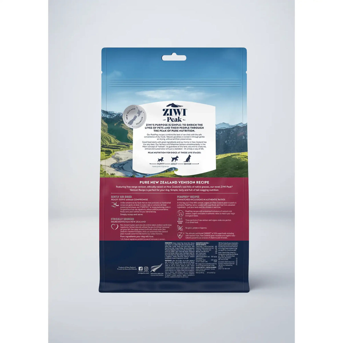 Ziwi Peak Air-Dried Venison Recipe Dog Food