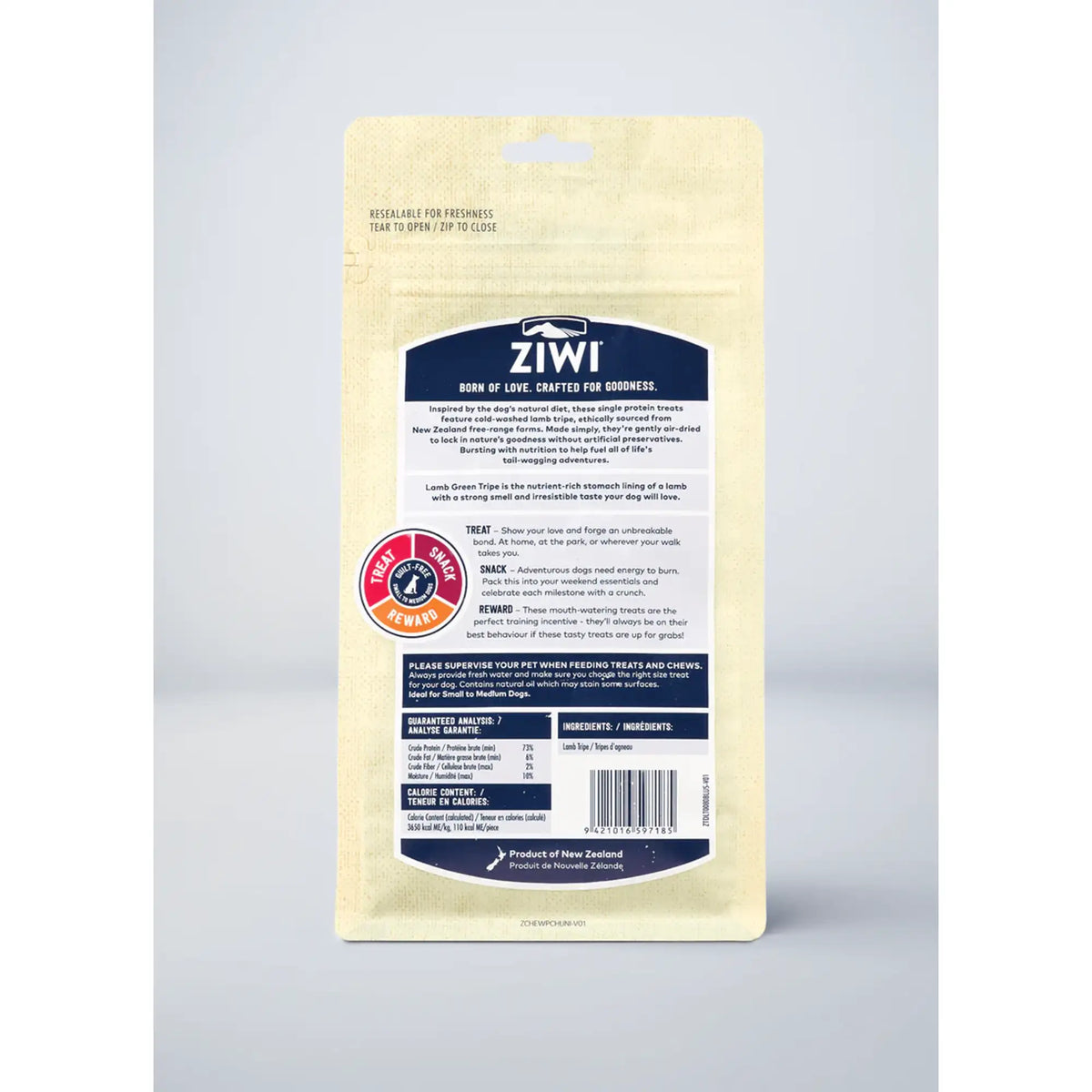 Ziwi Peak Air-Dried Lamb &amp; Green Tripe Dog Treats
