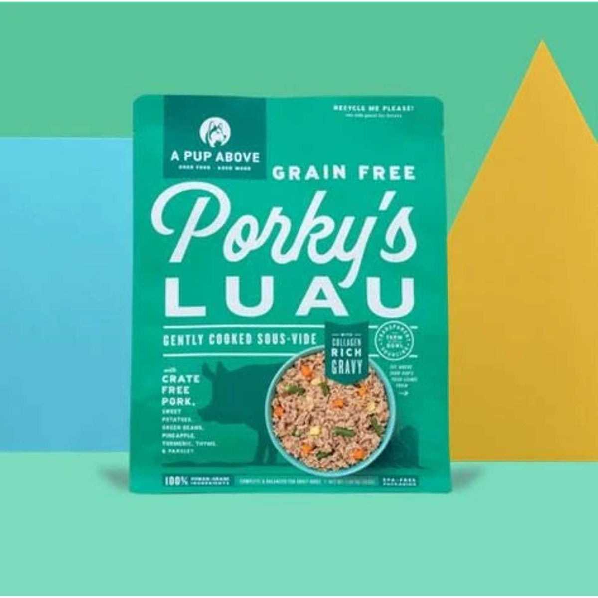 A Pup Above Grain Free Porky&#39;s Luau Gently Cooked Frozen Dog Food