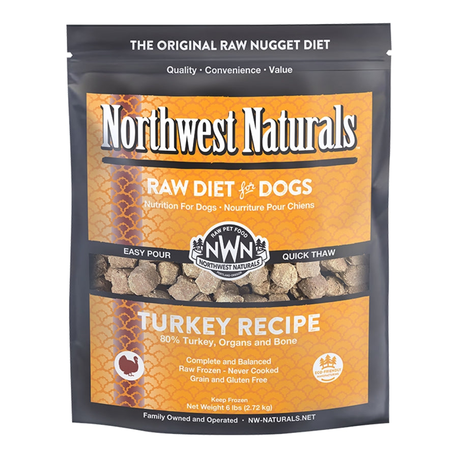 Northwest Naturals Frozen Raw Turkey Dog Food