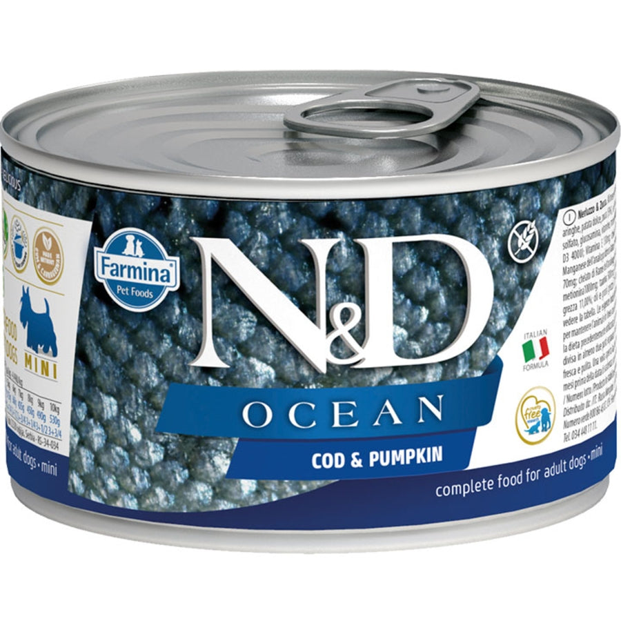 Farmina N&D Ocean Cod & Pumpkin Canned Mini Dog Food