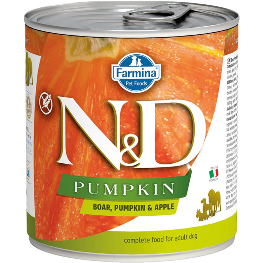 Farmina N&D Pumpkin Grain Free Boar, Pumpkin & Apple Canned Dog Food