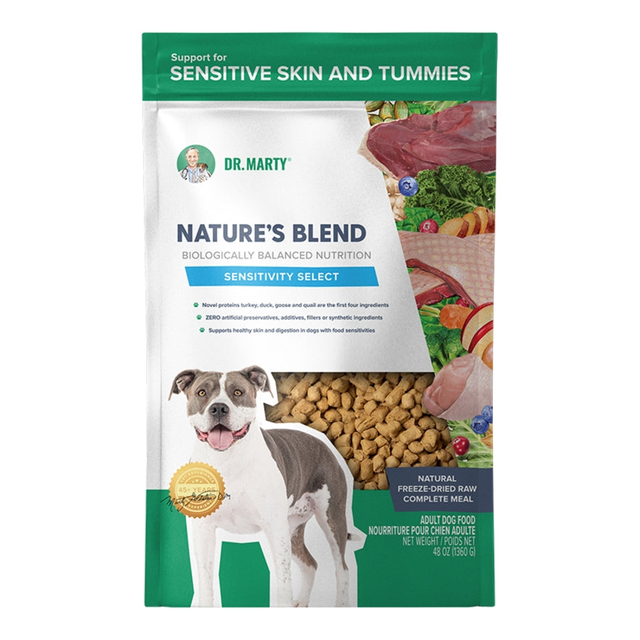 Dr. Marty Freeze-Dried Raw Nature&#39;s Blend Sensitivity Select Dog Food