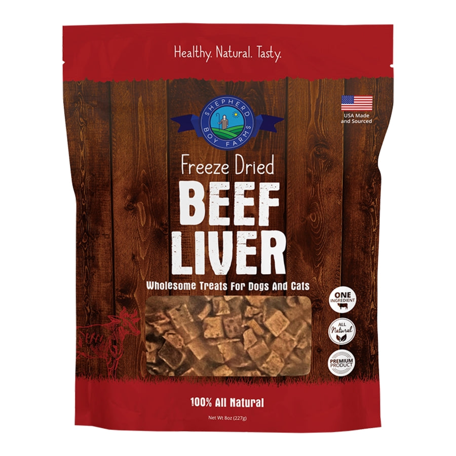Shepherd Boy Farms Beef Hearts Freeze-Dried Dog & Cat Treats
