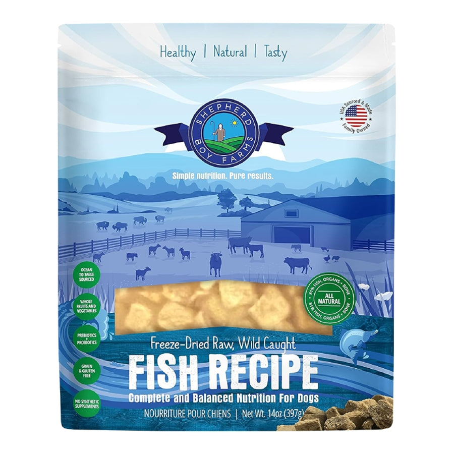 Shepherd Boy Farms Freeze-Dried Fish Medley Recipe Dog Food