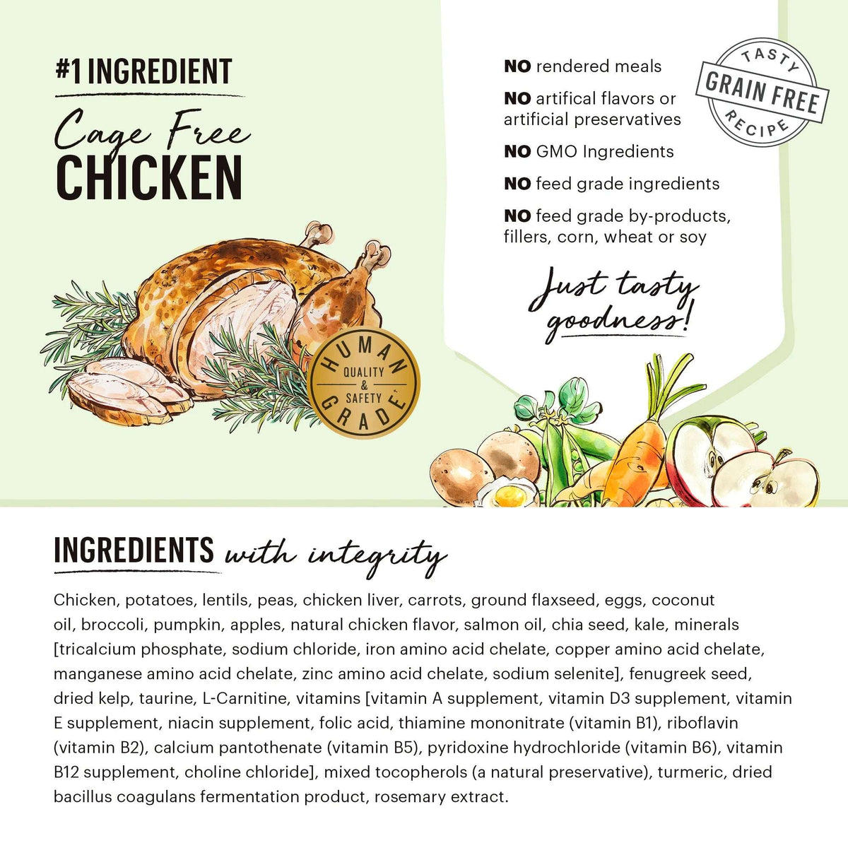 The Honest Kitchen Puppy Grain Free Chicken Clusters Dog Food