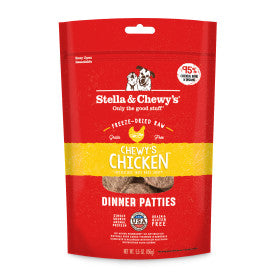 Stella &amp; Chewy&#39;s Freeze-Dried Raw Chewy&#39;s Chicken Dinner Patties Dog Food