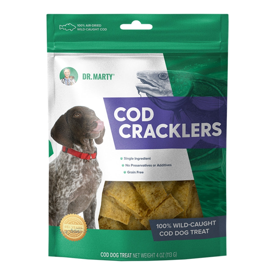 Dr. Marty Air-Dried Cod Cracklers Dog Treats