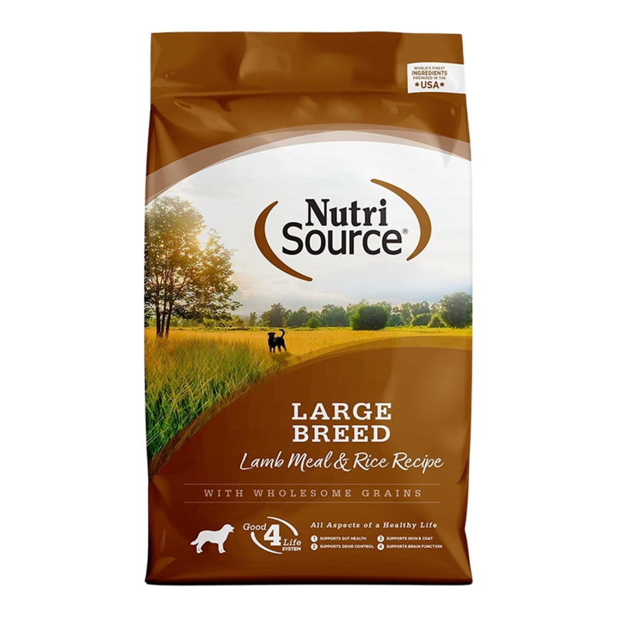 NutriSource Large Breed Lamb Meal &amp; Rice with Wholesome Grains Dog Food