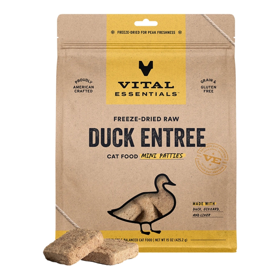 Vital Essentials Freeze-Dried Raw Duck Cat Food