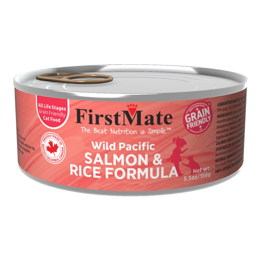FirstMate Wild Pacific Salmon &amp; Rice Formula Canned Cat Food