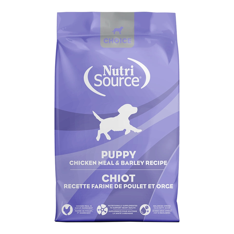 NutriSource Choice Puppy Chicken Meal &amp; Barley Dog Food