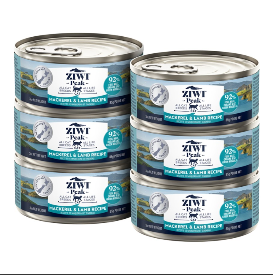 Ziwi Peak Mackerel &amp; Lamb Recipe Canned Cat Food