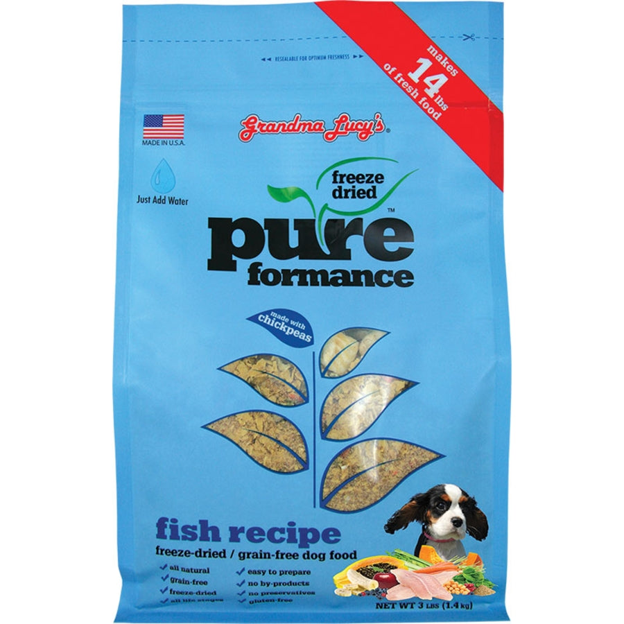 Grandma Lucy's Pureformance Freeze-Dried Fish Recipe Dog Food