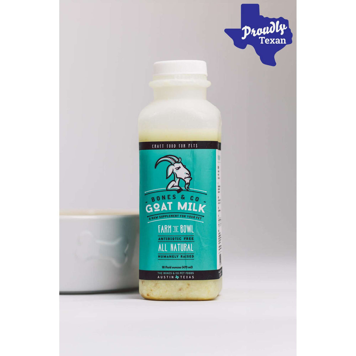 The Bones &amp; Co Frozen Raw Goat Milk for Dogs &amp; Cats