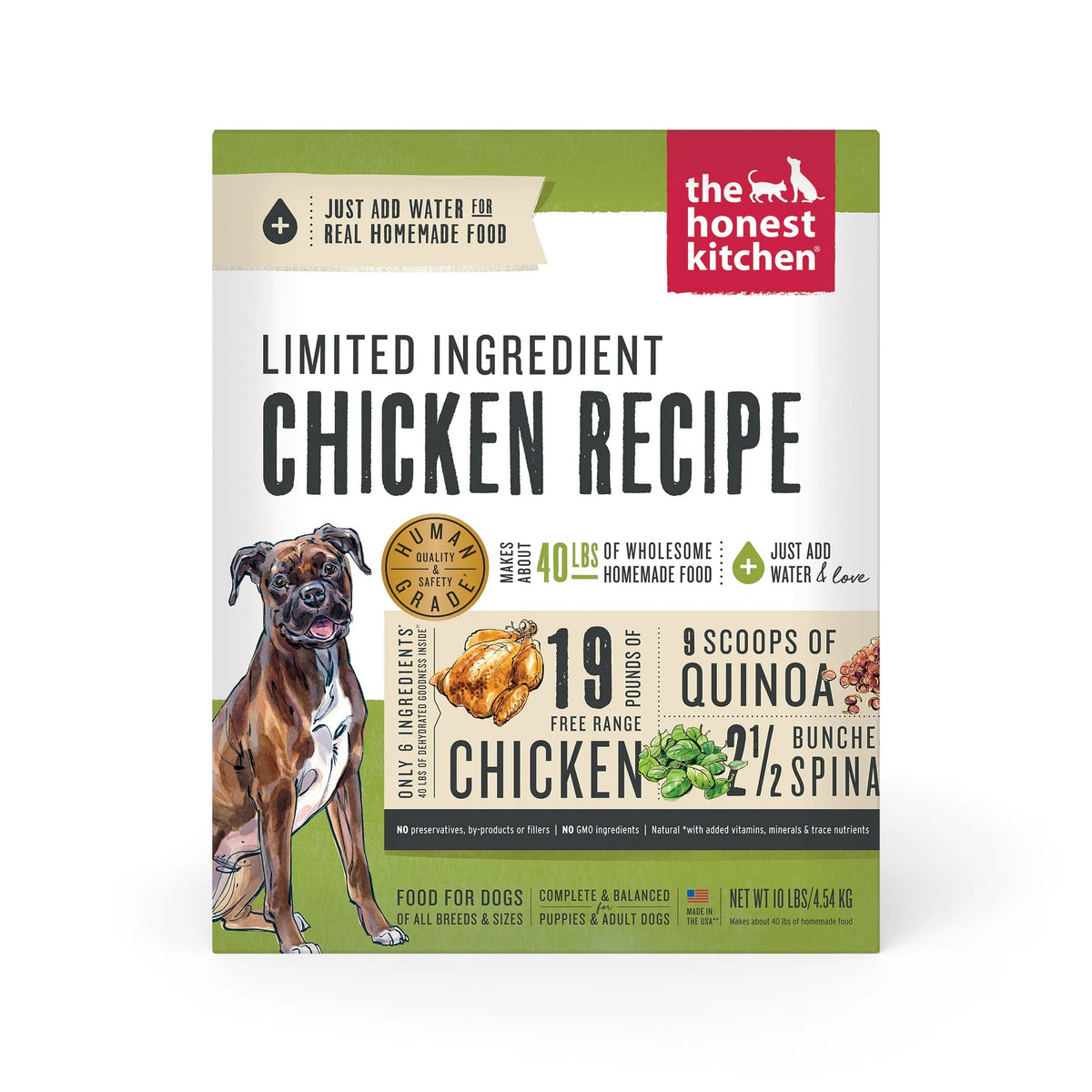 The Honest Kitchen Limited Ingredient Dehydrated Chicken Dog Food