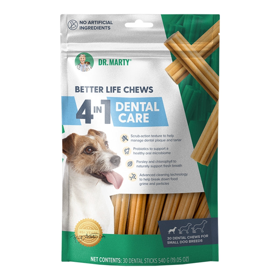 Dr. Marty Better Life Chews 4-in-1 Dental Care Dog Chews