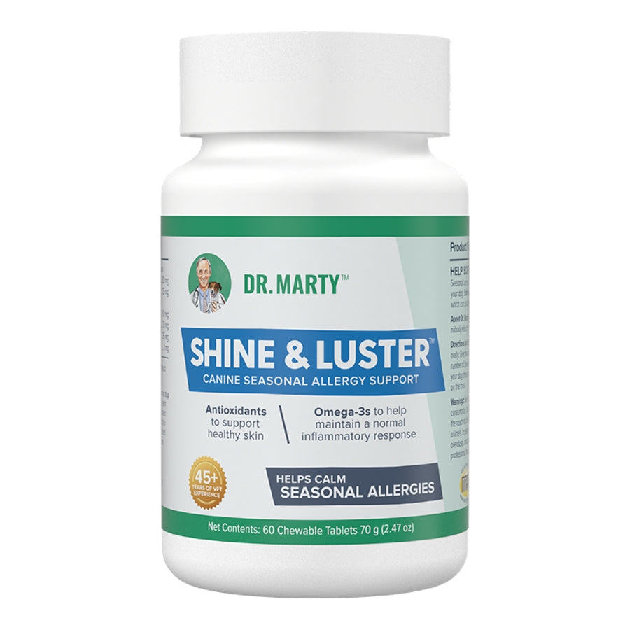 Dr. Marty Shine &amp; Luster Seasonal Allergy Support Dog Supplement
