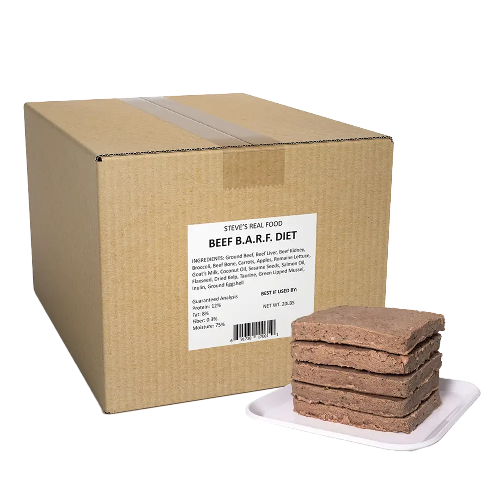Steve&#39;s Real Food Frozen Beef Raw Dog &amp; Cat Food