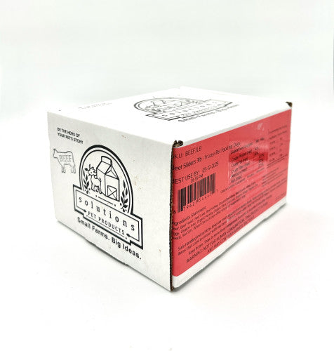 Solutions Pet Products Beef Recipe Frozen Raw Dog Food