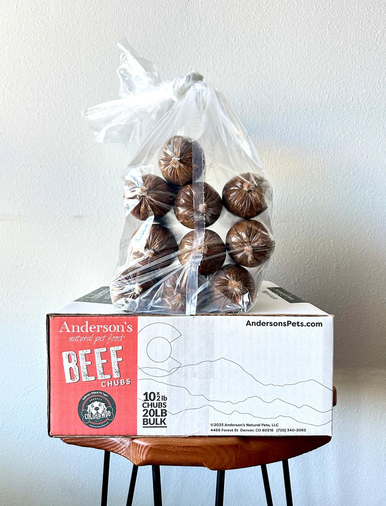 Anderson&#39;s Colorado Grass-Fed Beef Blend Frozen Raw Dog Food
