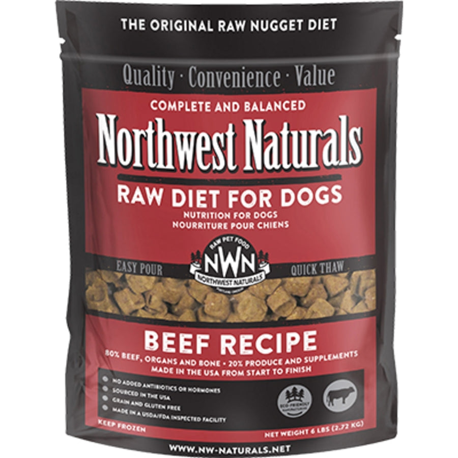 Northwest Naturals Frozen Raw Beef Dog Food