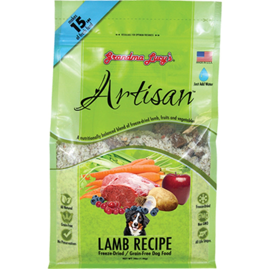 Grandma Lucy's Artisan Freeze-Dried Lamb Recipe Dog Food