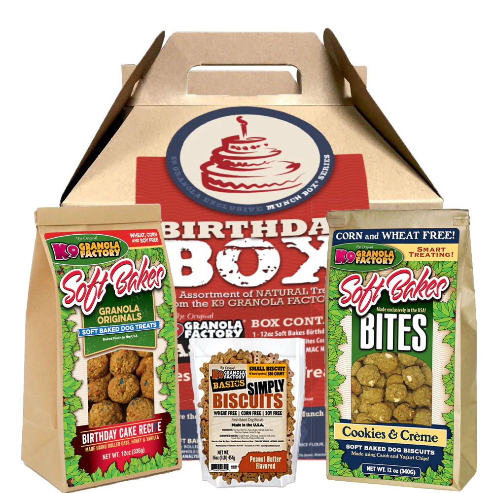 K9 Granola Factory Birthday Box Dog Treats