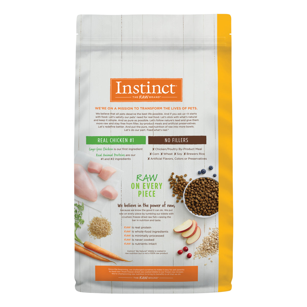 Instinct Be Natural Real Chicken &amp; Brown Rice Recipe Dry Dog Food
