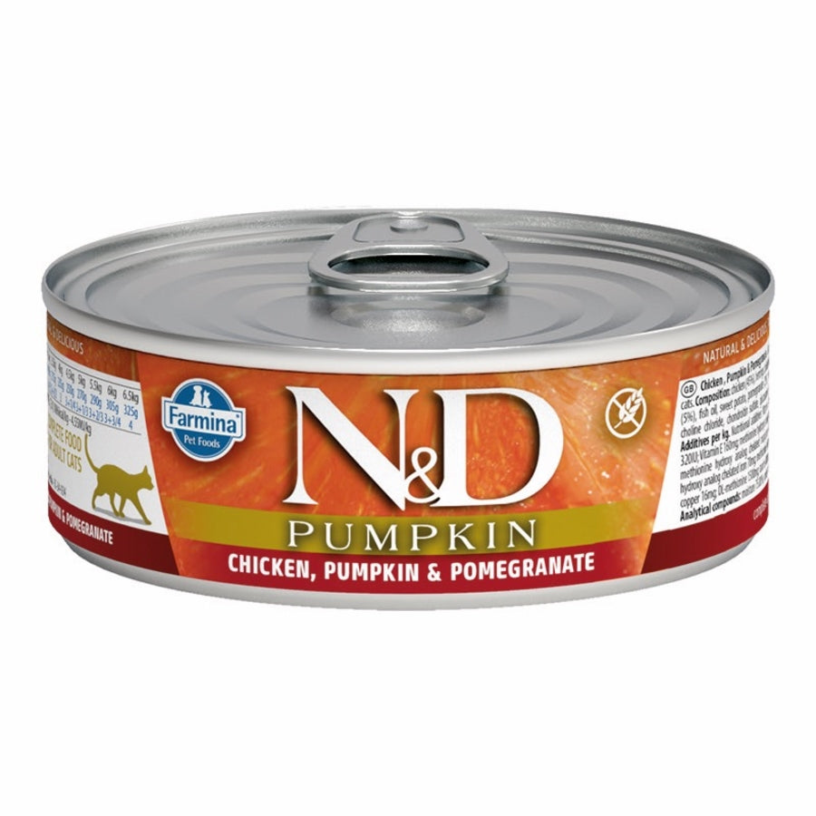 Farmina N&D Pumpkin Grain Free Chicken, Pumpkin & Pomegranate Canned Cat Food