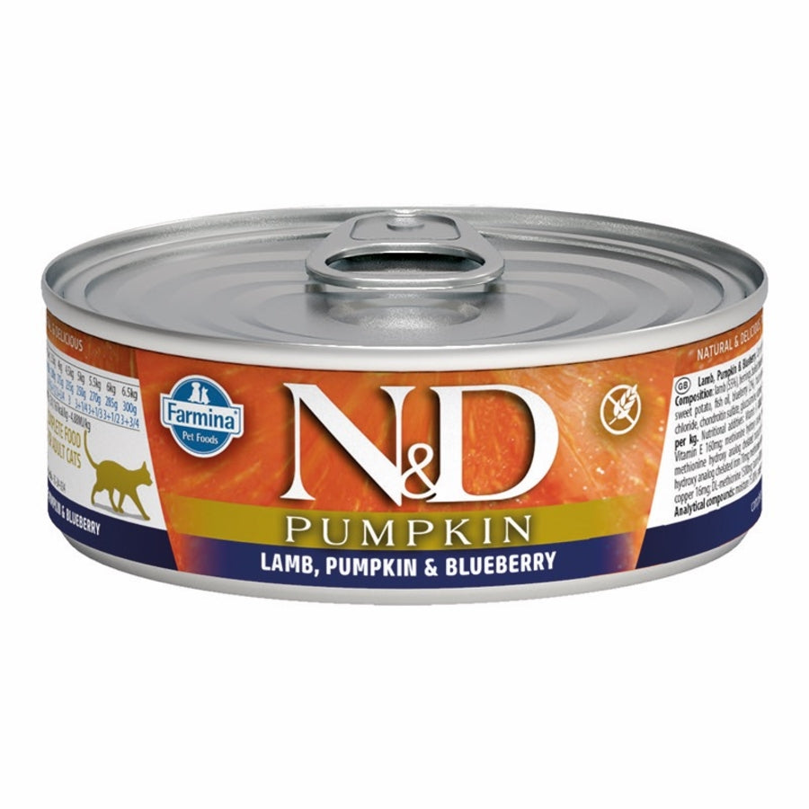 Farmina N&D Prime Grain Free Lamb, Pumpkin & Blueberry Canned Cat Food