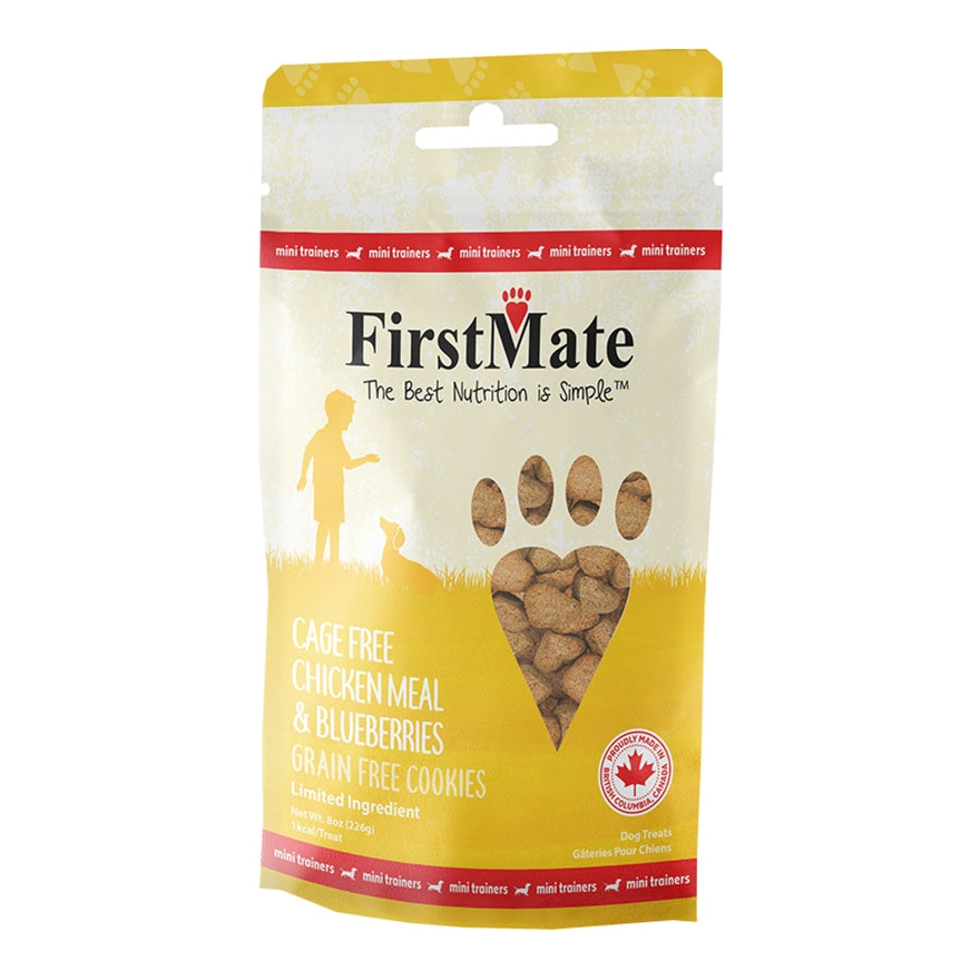 FirstMate Cage Free Chicken &amp; Blueberries Dog Treats