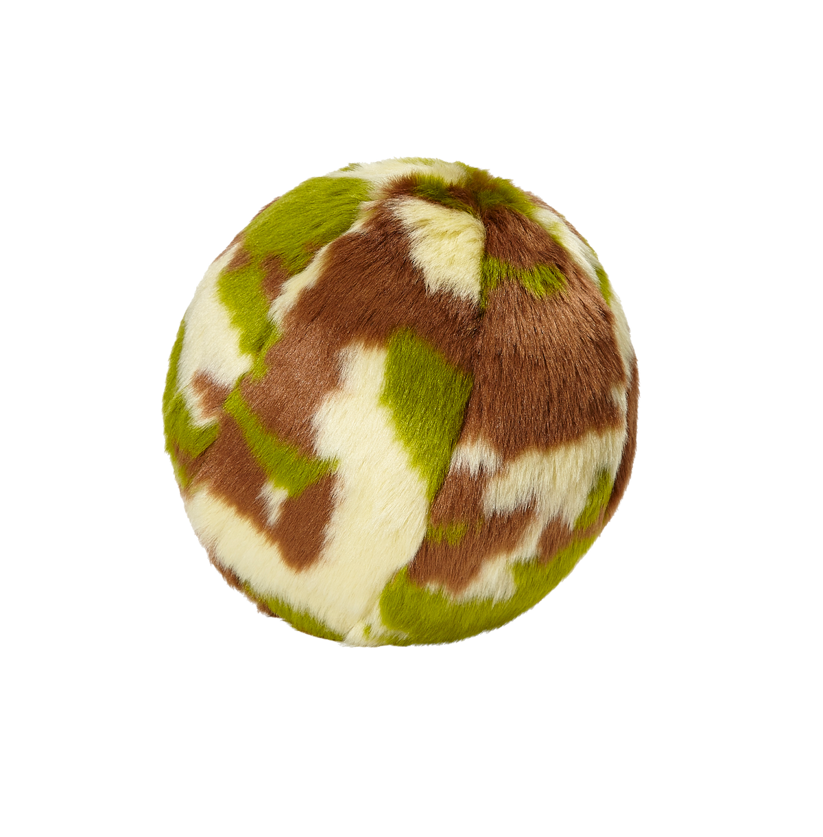 Fluff &amp; Tuff Camo Ball Dog Toy