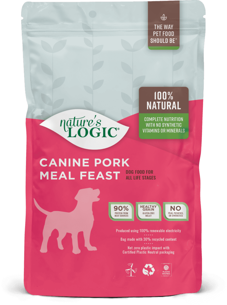 Nature&#39;s Logic Canine Pork Meal Feast Dog Food