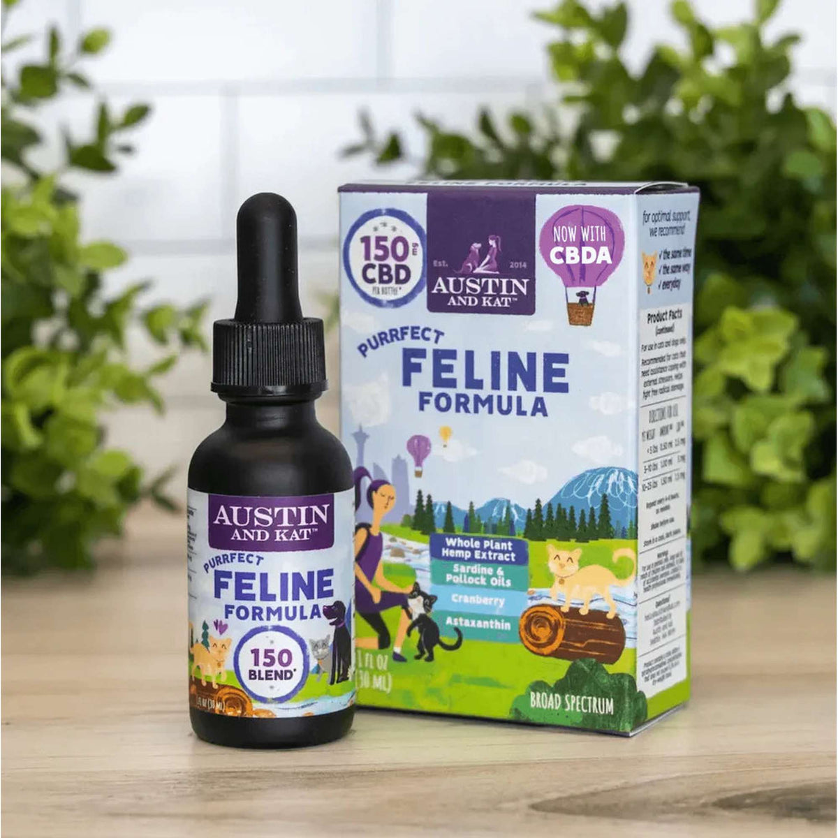 Austin and Kat CBD Feline Oil for Cats