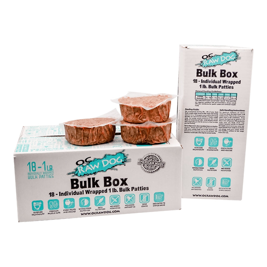 OC Raw Fish &amp; Produce Frozen Dog Food