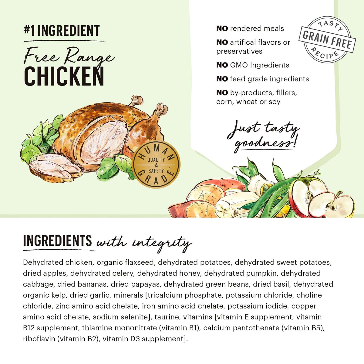 The Honest Kitchen Grain Free Dehydrated Chicken Dog Food