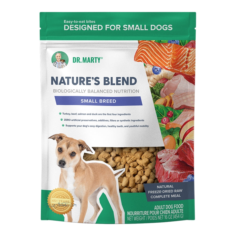 Dr. Marty Freeze-Dried Raw Nature&#39;s Blend Small Breed Dog Food