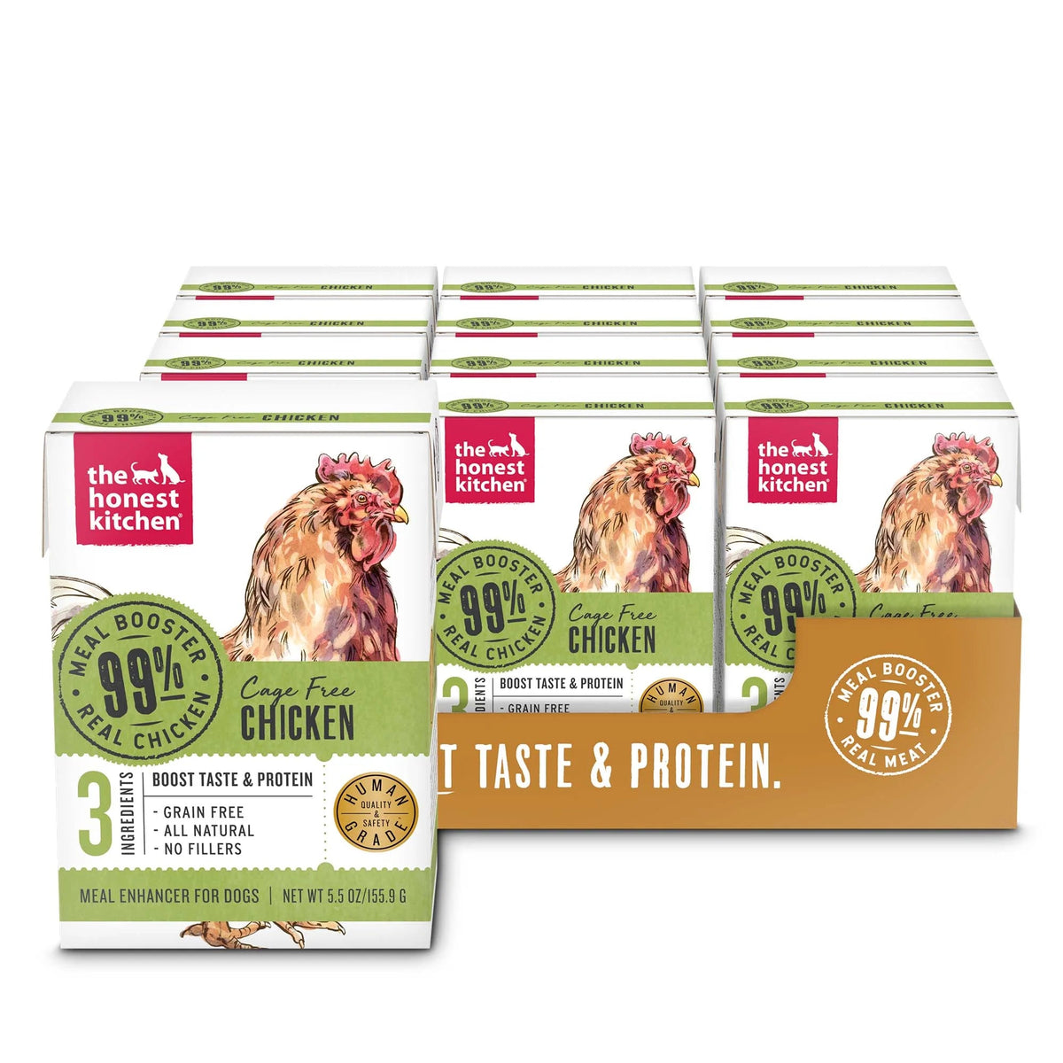 The Honest Kitchen Meal Booster 99% Chicken Dog Meal Topper