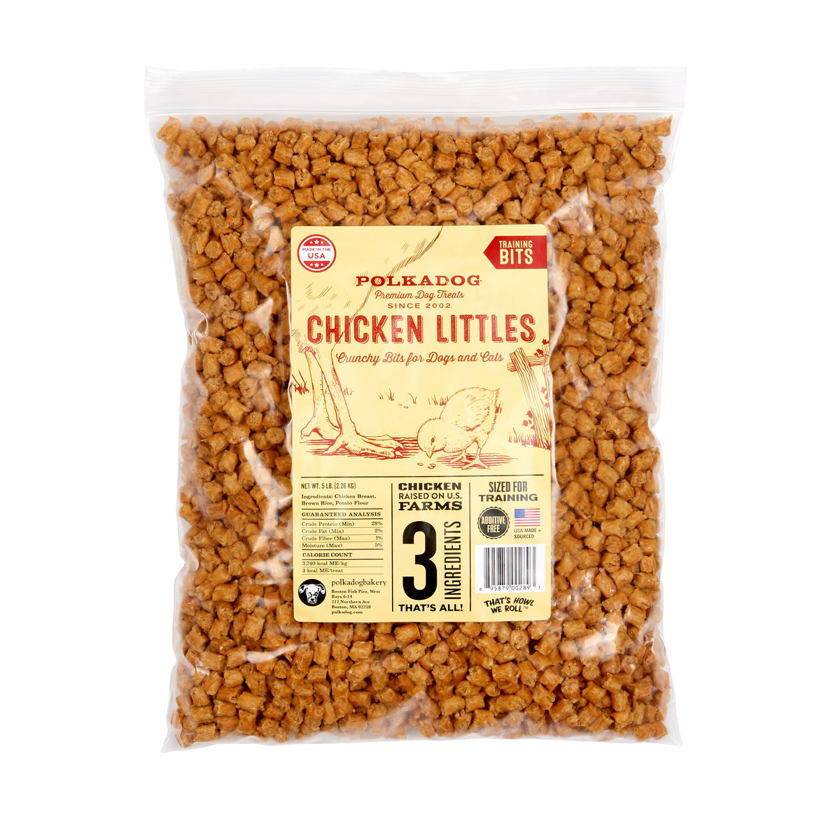 Polkadog Bakery Chicken Littles Crunchy Bites Dog Treats