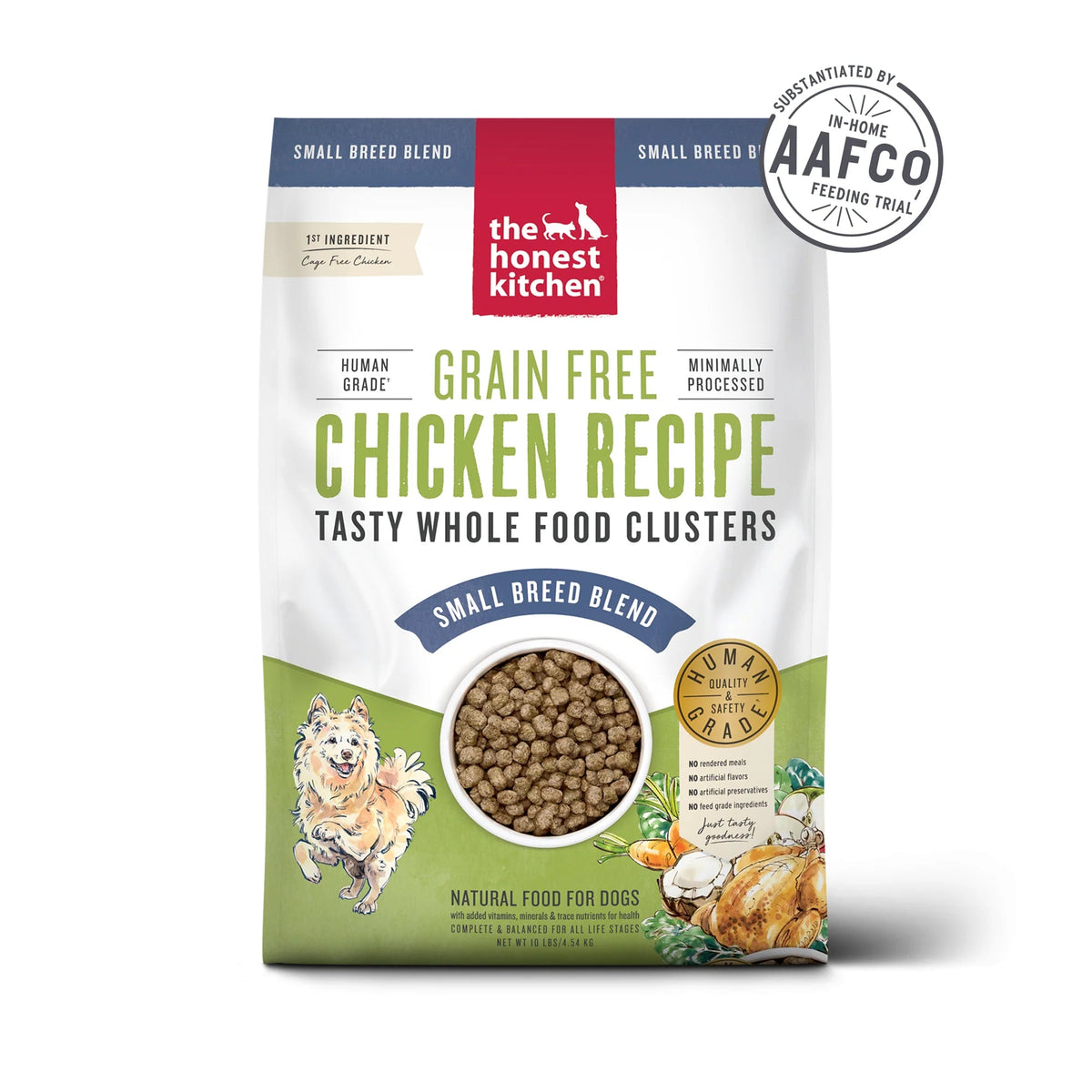 The Honest Kitchen Small Breed Grain Free Chicken Clusters Dog Food