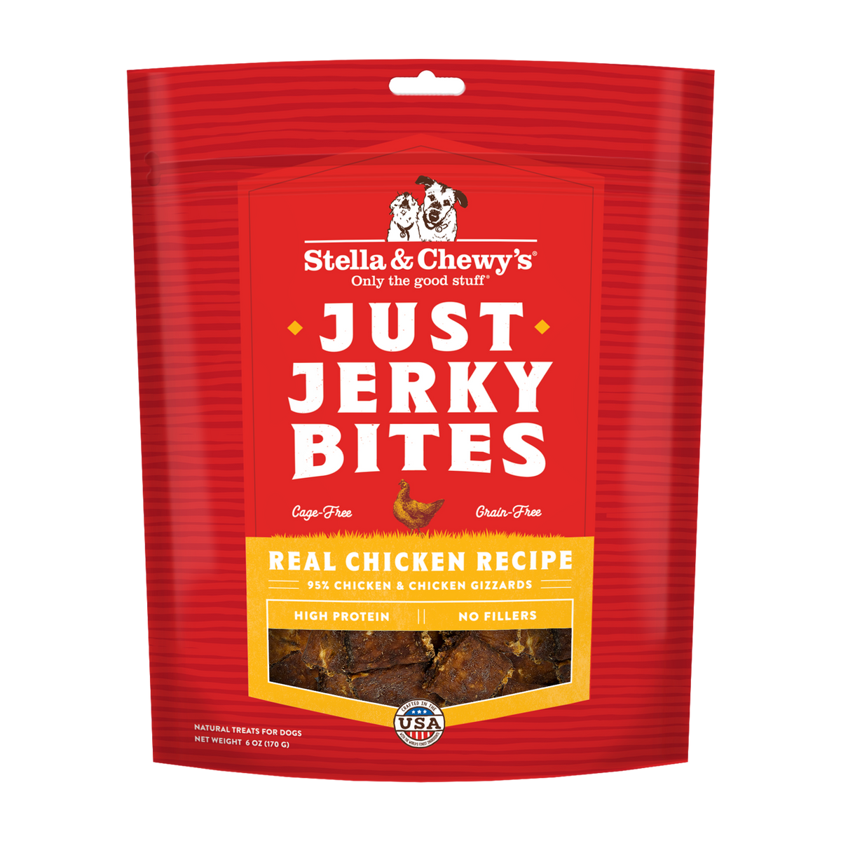 Stella &amp; Chewy&#39;s Just Jerky Bites Chicken Dog Treats