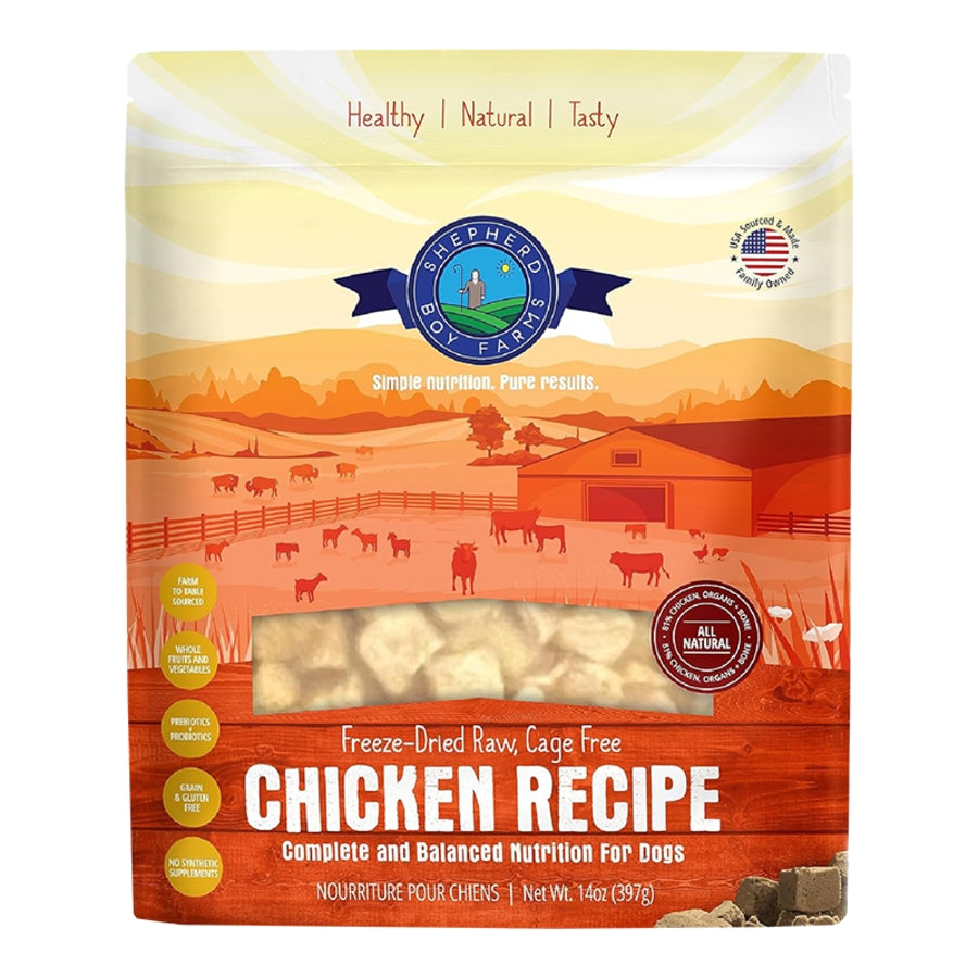 Shepherd Boy Farms Freeze-Dried Chicken Recipe Dog Food