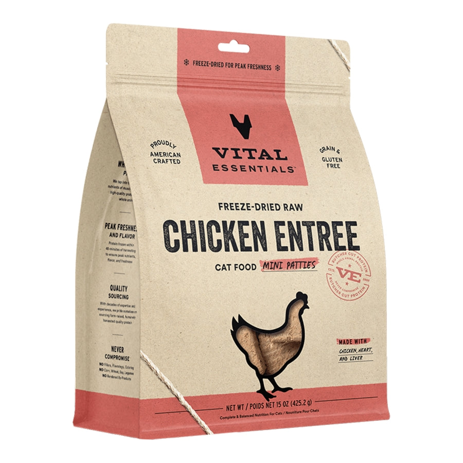 Vital Essentials Freeze-Dried Raw Chicken Cat Food
